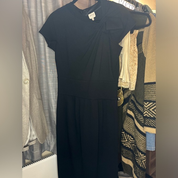 ARMANI COLLEZIONI WOMEN’s Size 6 LIL BLACK DRESS - CHIC - VINTAGE 🖤 - Picture 3 of 10